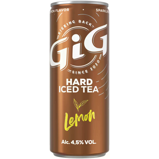 GIG HARD ICED TEA SPARKLING LEMON BLIK - 12X 25